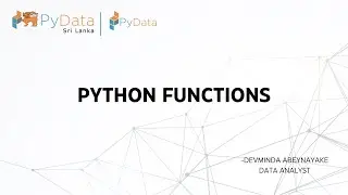 Introduction to Python - Episode 5: Python Functions