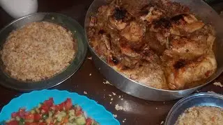 أحلي صنيه فراخ كأنك عملها علي الفحم 🔥💪(وما بكم من نعمة فمن الله) 