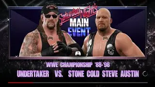 Brand Warfare WWF Saturday Night Main Event: Undertaker vs Stone Cold (WWF Title)