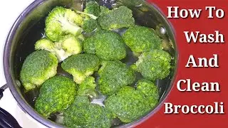 How To Wash And Clean Broccoli || @cleanwithsumiya