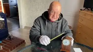 Interesting English table clock