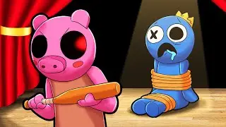 Как выжить в PIGGY, играя за радужные друзья! (Minecraft