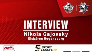 Interview mit Nikola Gajovsky - Eisb&auml;ren Regensburg - Kassel Huskies - 01.02.2026
