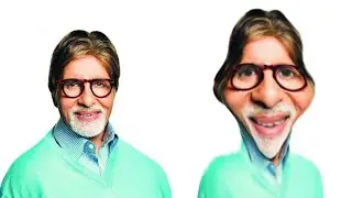 Photo To Caricature Photoshop Tutorial- Amitabh Bachchan | Creative Instructor