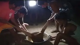 NAGLUTO KAMI NG HINALO (Kalamay) #foryou #food #probinsyavlog 