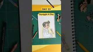 Day 22 - Squiggle A Day drawing challenge