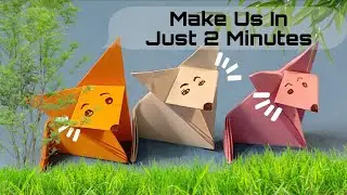 Easy Fox Origami for Beginners🦊 | Origami for Beginners 