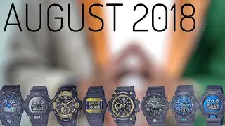 AUGUST 2018 New Release G-SHOCK watches - first impression