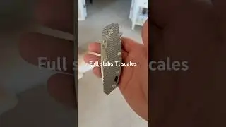 Hinderer XM18 CLONE w Ti scales & spear point blade - 9cr18mov stonewashed mirror finish by LEMIFSHE