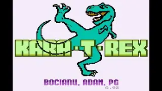 Kara-t-rex a puzzle game arcade fort Atari XL/XE by Wojtek Bocianski