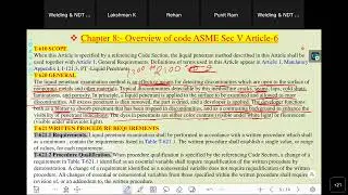 ASME Sec V Article 6 Part 1