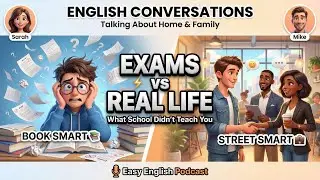 Exams vs Real Life: What School Didn't Teach You | Easy English