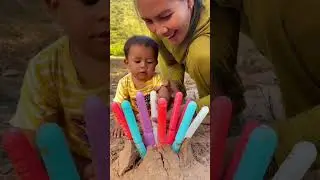 Survival Skills Mom show SMART ides and USEFUL in the forest #bushcraft #outdoors #camping 
