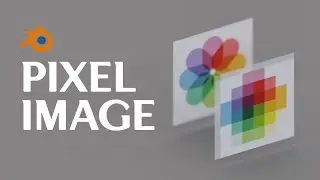 Pixelate any Image in Blender 3D!