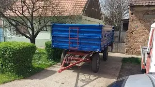 Remont prikolice:FAK Loznica 8t.