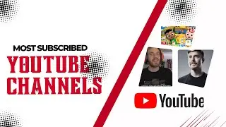 most subscribed youtube channels(top 10 youtuber) #viewed