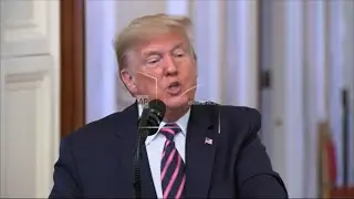 US Trump Impeachment Acquittal Presser Rushes