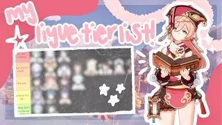 Мой список уровней Liyue! ₊✩‧₊˚౨ৎ
