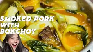 I Put Bok Choy in Smoked Pork and Now i’m Addicted 🤯🔥