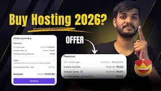 ✨ How to Buy Hosting from Hostinger 2026 ~ 🤑 FREE domain + 3 extra months of FREE hosting | 20% OFF