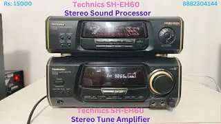 Technics Stereo Tuner Amplifier SA-EH60 | Stereo Sound Processor SH-EH60  | 8882304144 #technics