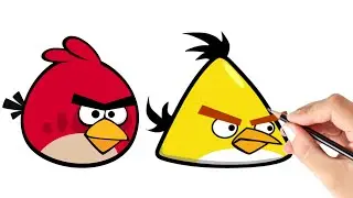 HOW TO DRAW ANGRY BIRD EASY #Eesapix #howto #angrybird