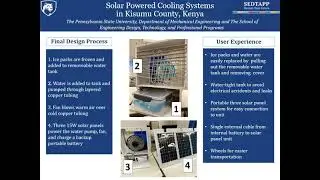SEDTAPP Capstone: Affordable Cooling Solutions for Kisumu, Kenya