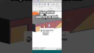 🟠Aprende a dividir una superficie en revit.