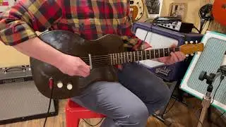 1960 Silvertone 1304 (Danelectro U-1) electric guitar