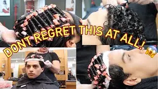 How To Get Curly Hair! PERM TUTORIAL! | ft. Julian Barboza