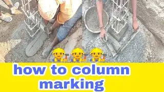 HOW TO FOUNDATION MARKING FOR BUILDING/COLUMN STARTER WORK/AMAZING TECHNIQUES IN PILLAR MARKING.{41}
