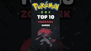 Top 10 Most Expensive ZOROARK Cards (RAW PRICES - Summer 2024) #shorts #zoroark  #pokemon #tcg