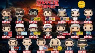 Comparisons of 22 fakes by Funko POP! Stranger Things!