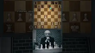 Miguel Najdorf Immortal Game - Brilliant Queen Sacrifice 💀🔥 #chess #chesstactics #najdorf #shorts