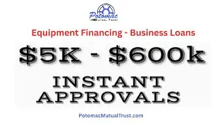 Equipment Financing & Business Loans: Business Line of Credit - Potomac Mutual Trust - Funding