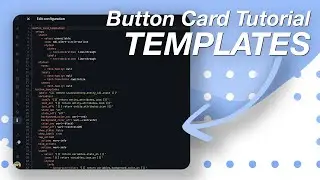 How to use Button Card Templates on your Home Assistant Dashboard