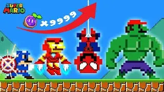 Upgrading Mario to the Strongest Avenger ever with every SEEDs Powerup | Game Up
