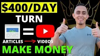 Turn Articles To Videos - Easy Way To Make Money Online