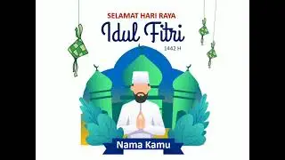 VIDEO TEMPLATE-4 UCAPAN IDUL FITRI / LEBARAN ( AN-STORE )