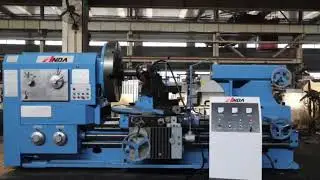 Ball valve turning and grinding lathe machine