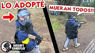 LO ADOPT&Eacute; y es una BESTIA EN LA CANCHA❗️ 😨 ▬ AIRSOFT FAILS #12 🤣