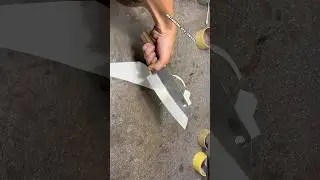 From SAW Blade to Cleaver Knife #shorts #shortsfeed #shortsvideo #knifemaking #handmade #cleaver