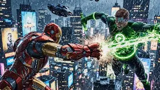 Green Lantern vs Iron Man | Ultimate Power Clash in 3D Cinematic