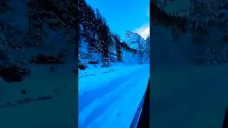 WINTER SCENIC DRIVE to ROSENLAUI GLACIER 🩵 SNOW-COVERED JOURNEY Through SWISS ALPS #shotrs#umarkeyn