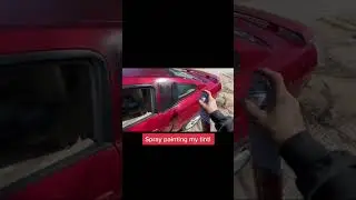SPRAY PAINT WINDOW TINT! TURBO CAN SPRAY PAINTING MY BRAND NEW CAR! DID I PAINT THIS RIGHT? HOT ROD