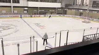 Kris Letang coaching son Alex at Lemieux Complex