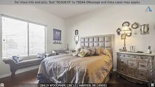 Priced at $254,900 - 29419 Woodpark Circle, Warren, MI 48092