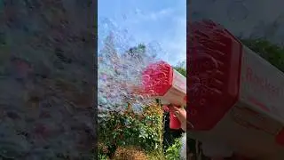 32 Hole LED Bubble Gun for Kids - Fun Gatling Bubble Machine with Lights!