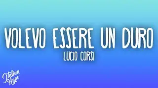 Lucio Corsi - Volevo essere un duro (Sanremo 2025)