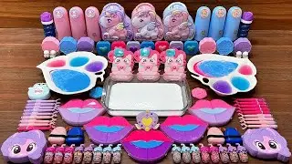 GALAXY PONY | Mixing random into Glossy Slime I Relaxing slime videos